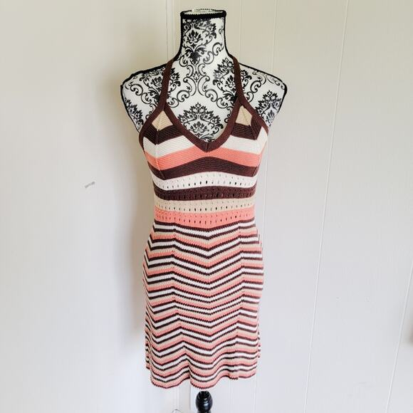 Streetwear Society Mini Halter Neck  Sundress - Picture 1 of 3